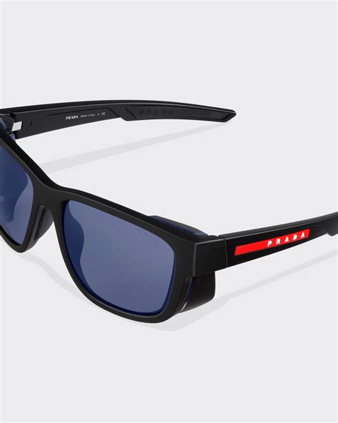 Blue Tuning Lenses Prada Linea Rossa Sunglasses 